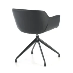 Silla confidente Anne, Giratoria Asiento Ecopiel