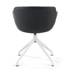 Silla confidente Anne, Giratoria Asiento Ecopiel