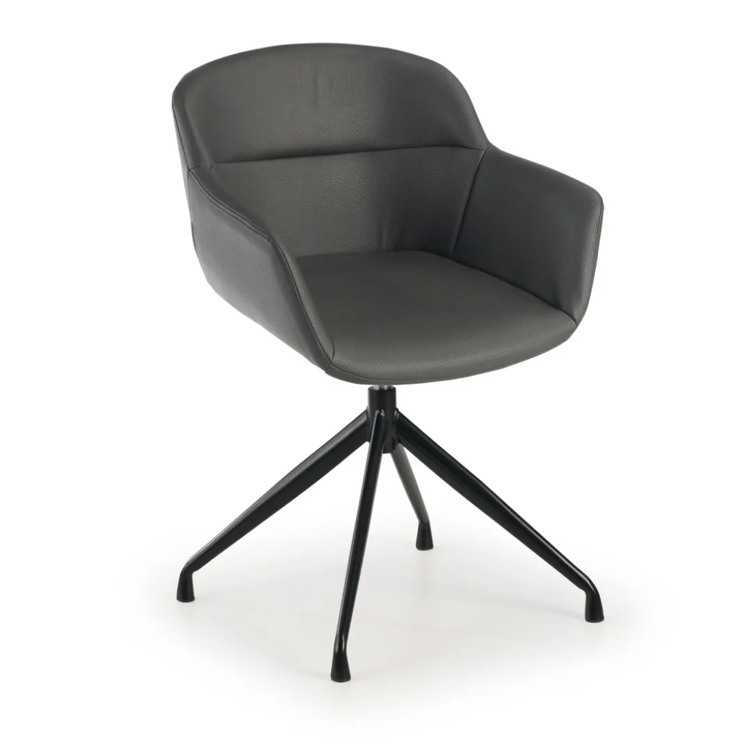 Silla confidente Anne, Giratoria Asiento Ecopiel