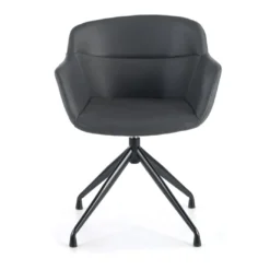 Silla confidente Anne, Giratoria Asiento Ecopiel