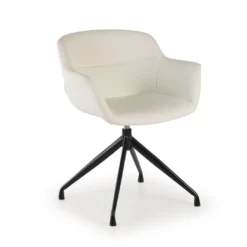 Silla confidente Anne, Giratoria Asiento Ecopiel