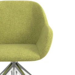 Silla confidente con ruedas moon base de aluminio