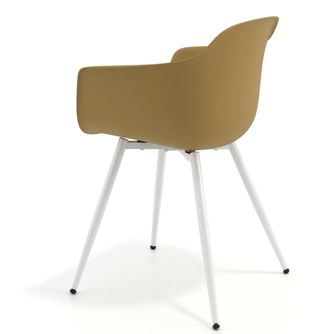 Silla Confidente Elisa, 4 Patas, diseño envolvente