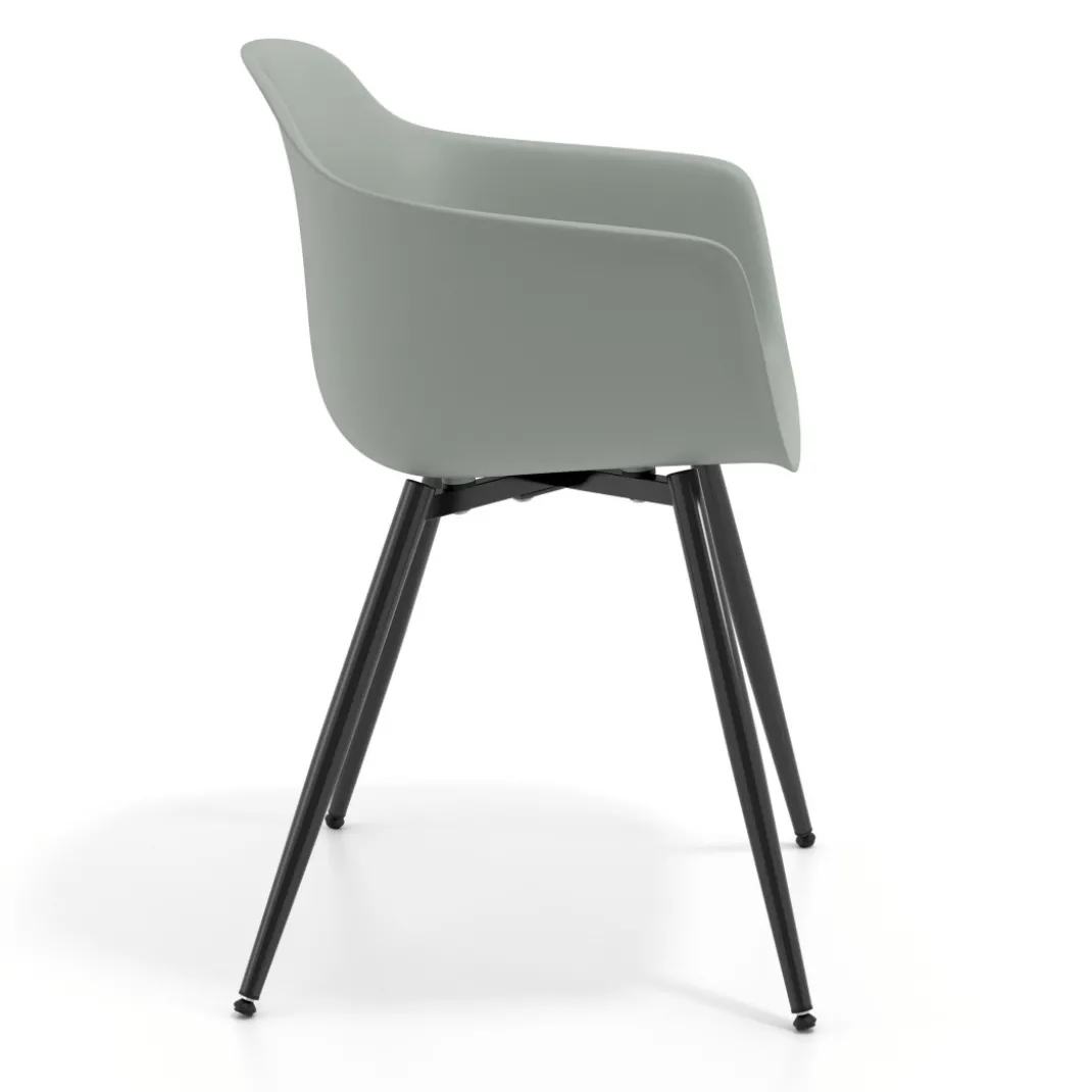 Silla Confidente Elisa, 4 Patas, diseño envolvente