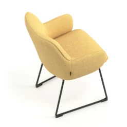 Silla confidente Gala, estructura patín