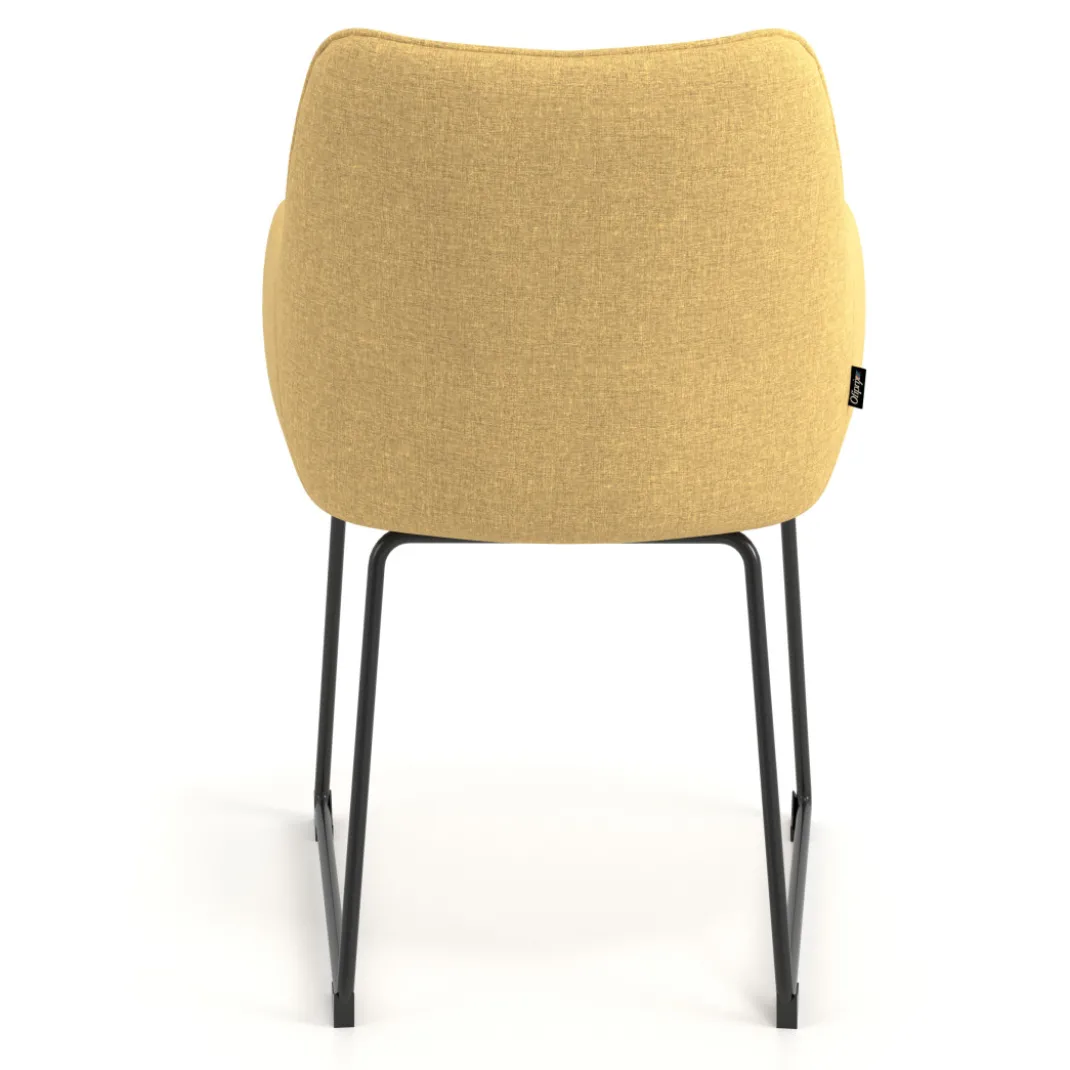 Silla confidente Gala, estructura patín