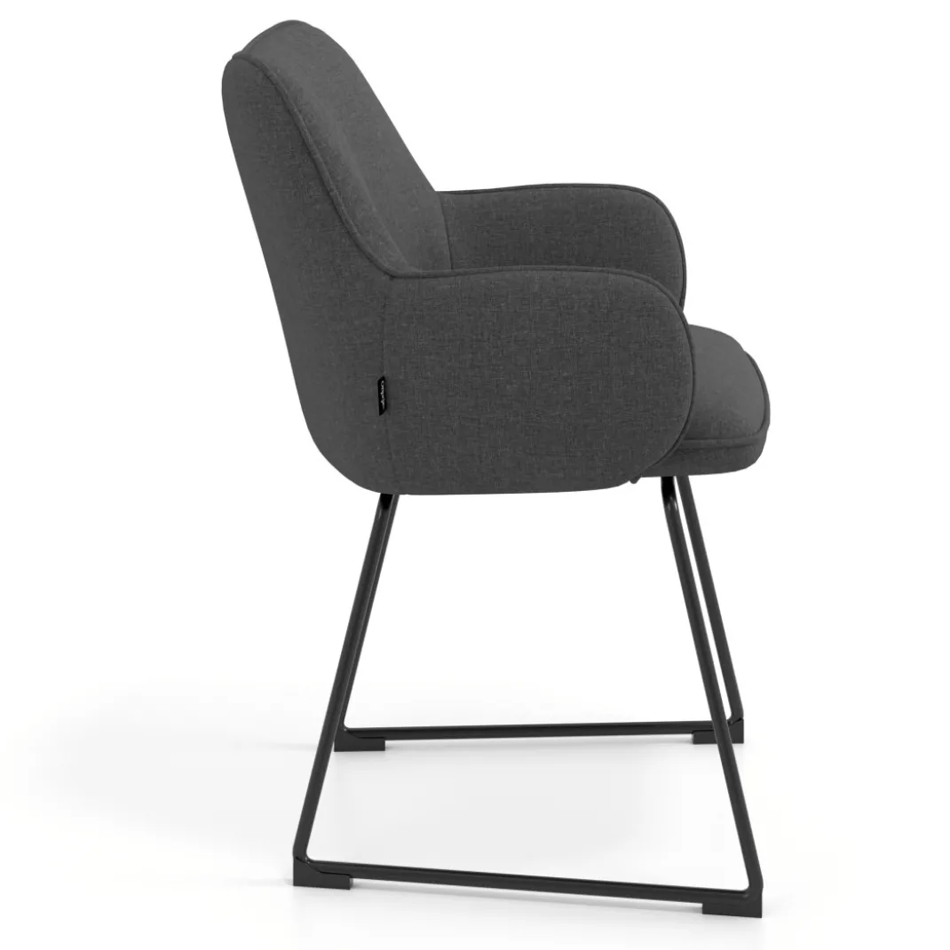 Silla confidente Gala, estructura patín
