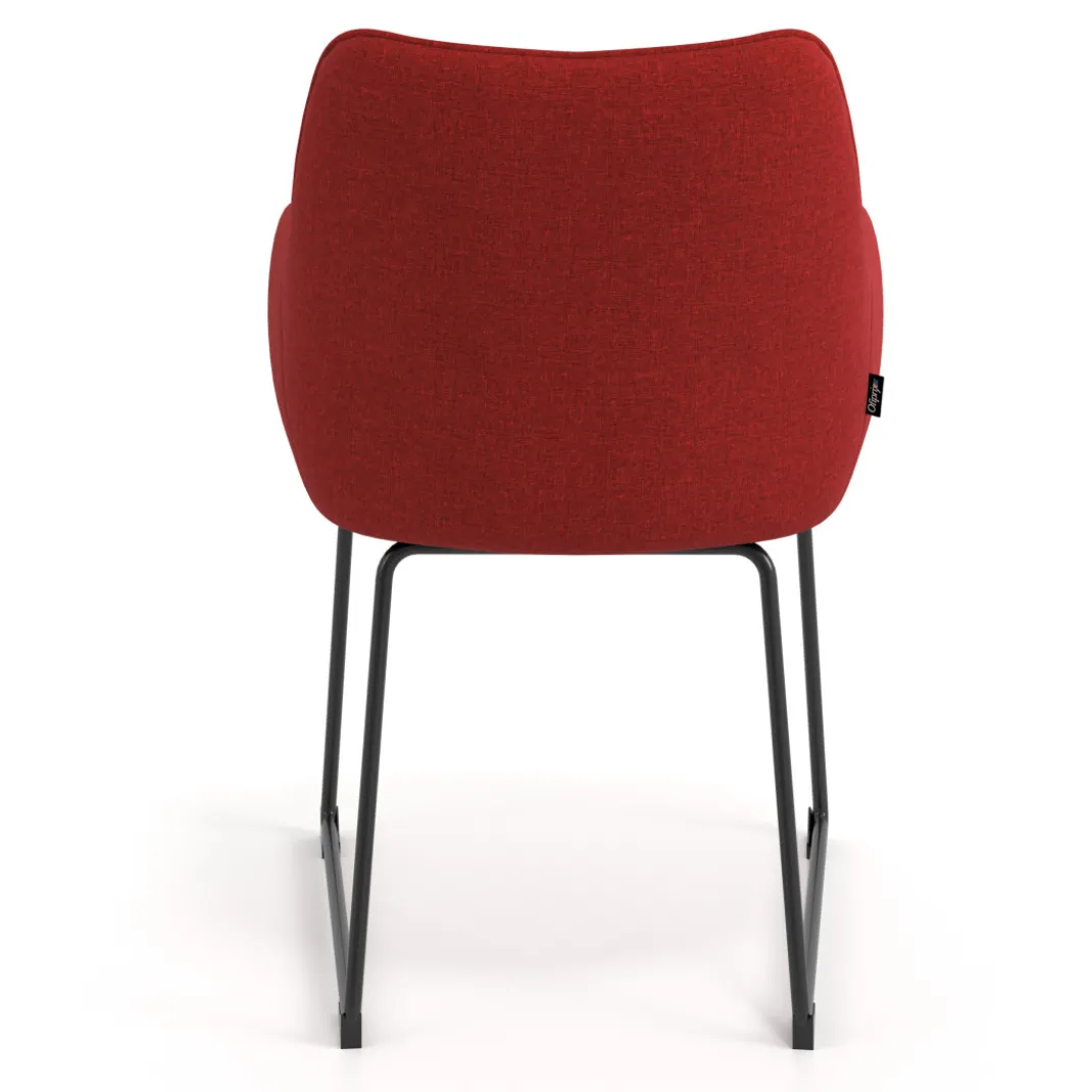Silla confidente Gala, estructura patín