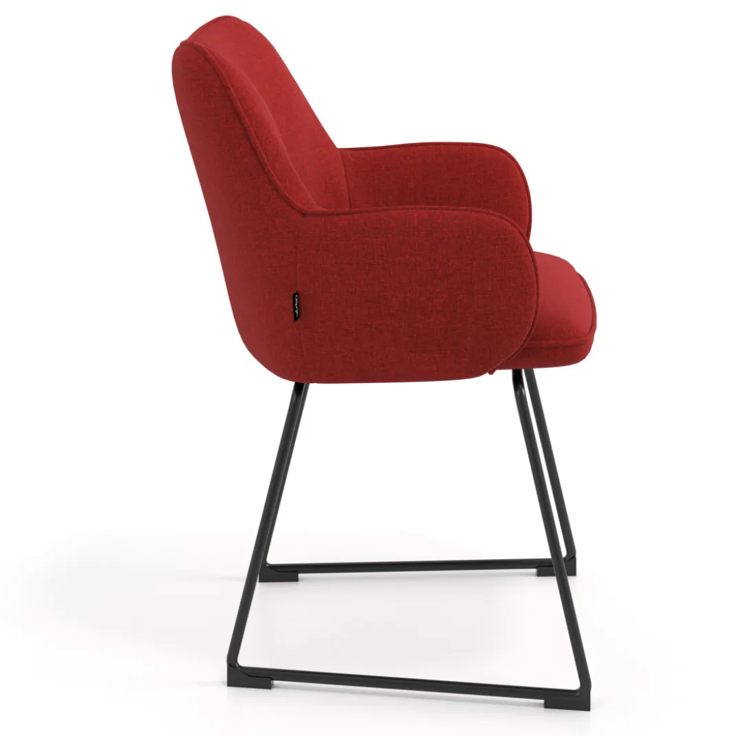 Silla confidente Gala, estructura patín