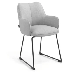 Silla confidente Gala, estructura patín