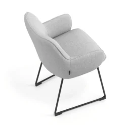 Silla confidente Gala, estructura patín