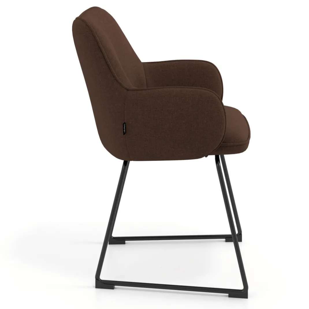 Silla confidente Gala, estructura patín