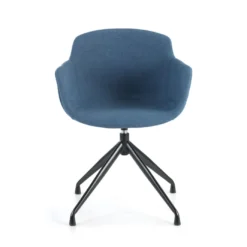 Silla confidente Ivonne Giratoria Asiento Tapizado
