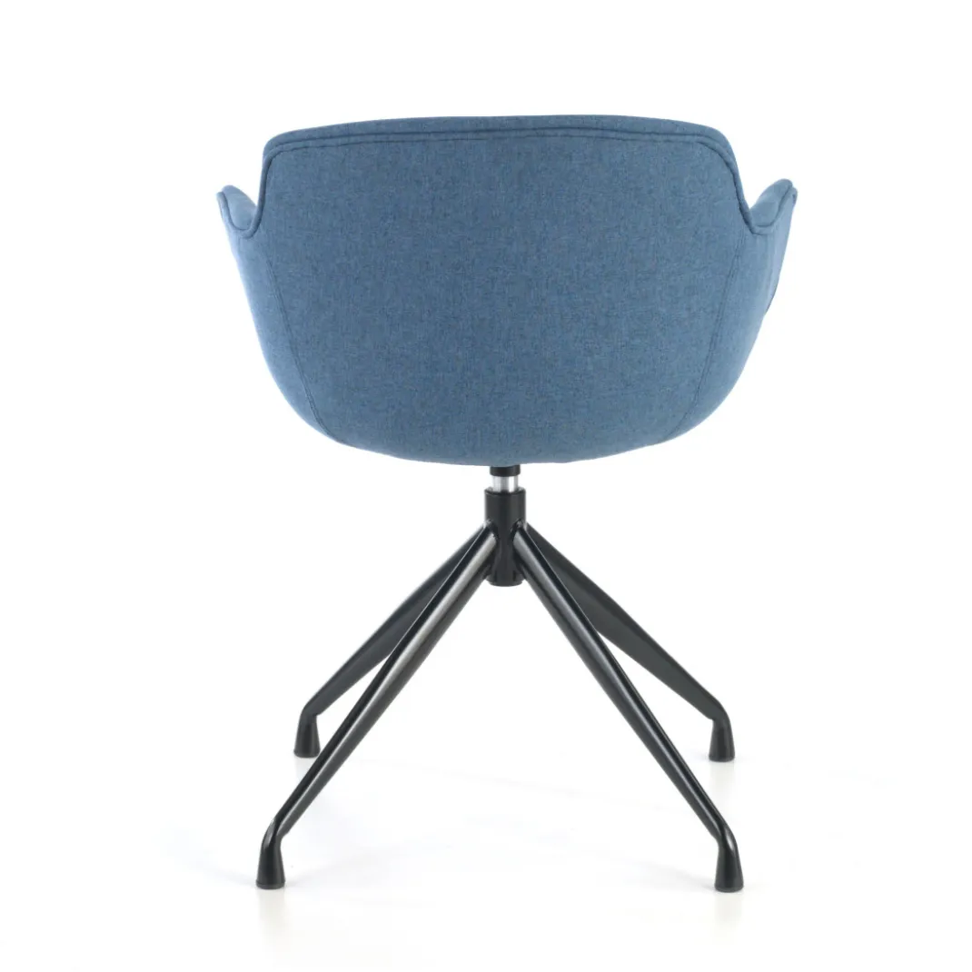 Silla confidente Ivonne Giratoria Asiento Tapizado