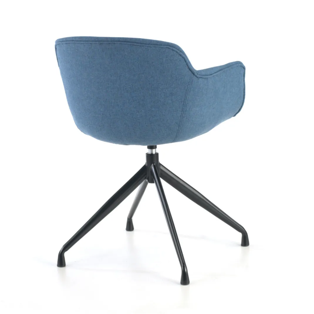Silla confidente Ivonne Giratoria Asiento Tapizado