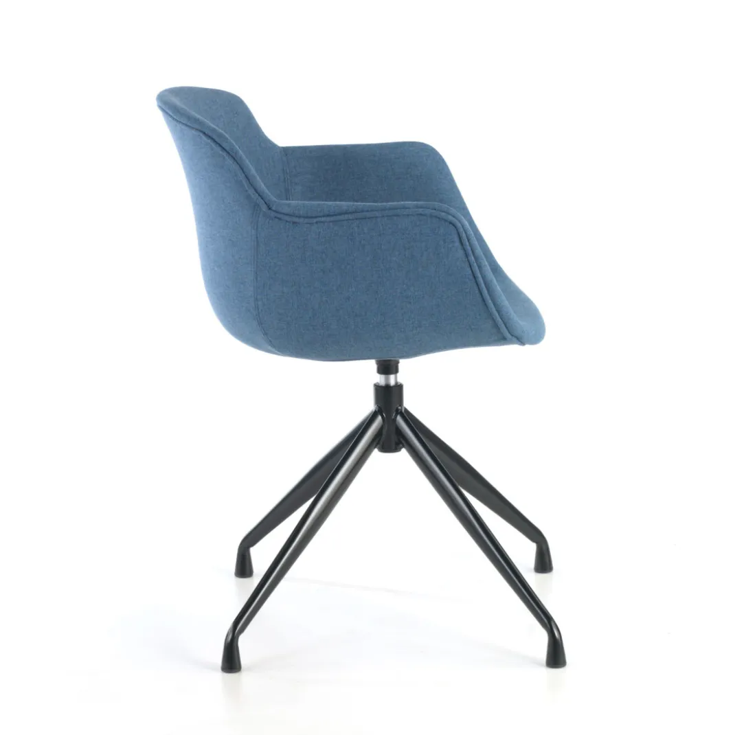Silla confidente Ivonne Giratoria Asiento Tapizado