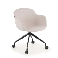 Silla Confidente Ivonne, Giratoria con ruedas, Tapizada