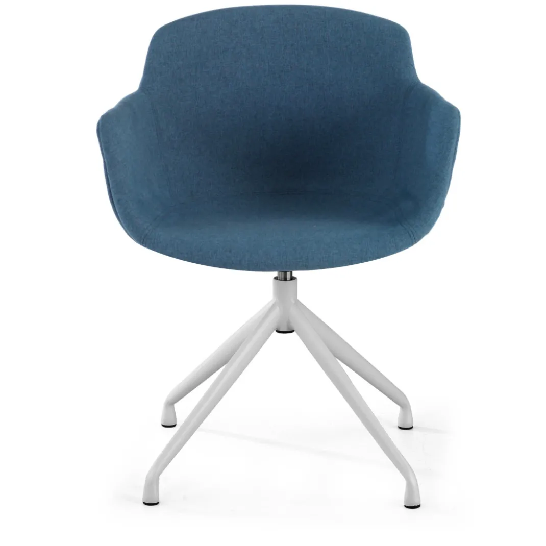 Silla confidente Ivonne Giratoria Asiento Tapizado