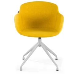 Silla confidente Ivonne Giratoria Asiento Tapizado