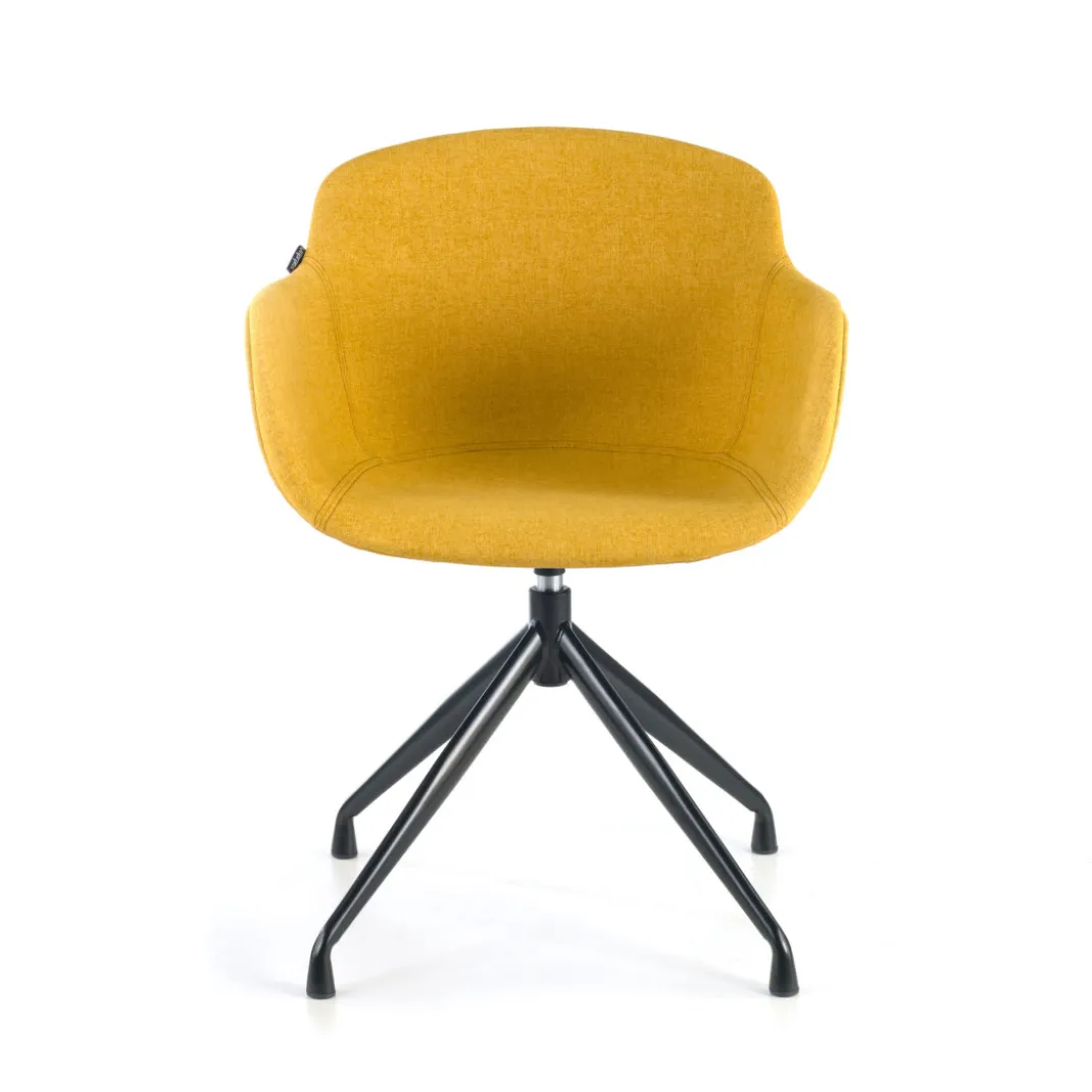 Silla confidente Ivonne Giratoria Asiento Tapizado