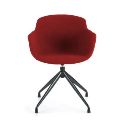 Silla confidente Ivonne Giratoria Asiento Tapizado