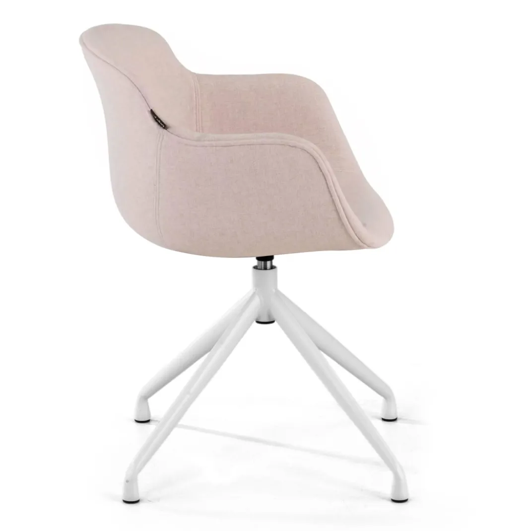Silla confidente Ivonne Giratoria Asiento Tapizado