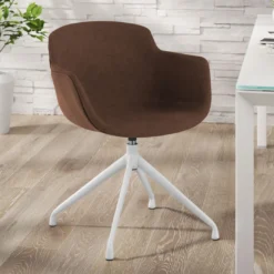 Silla confidente Ivonne Giratoria Asiento Tapizado