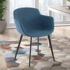 Silla confidente Ivonne, Patas, Estructura metálica, Tapizada