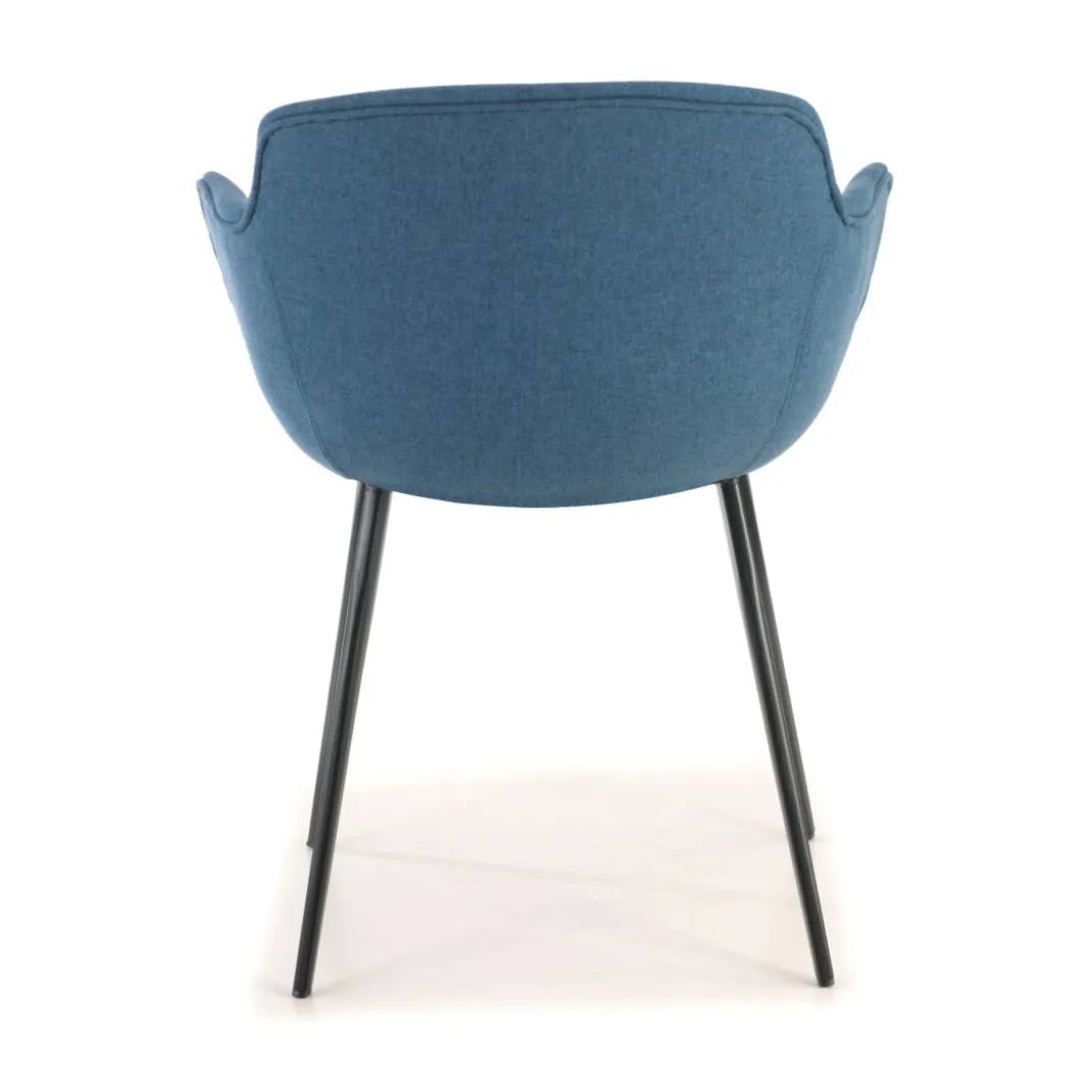Silla confidente Ivonne, Patas, Estructura metálica, Tapizada