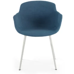 Silla confidente Ivonne, Patas, Estructura metálica, Tapizada
