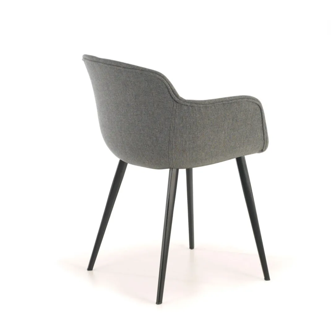 Silla confidente Ivonne, Patas, Estructura metálica, Tapizada