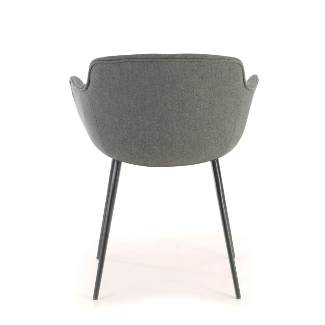 Silla confidente Ivonne, Patas, Estructura metálica, Tapizada