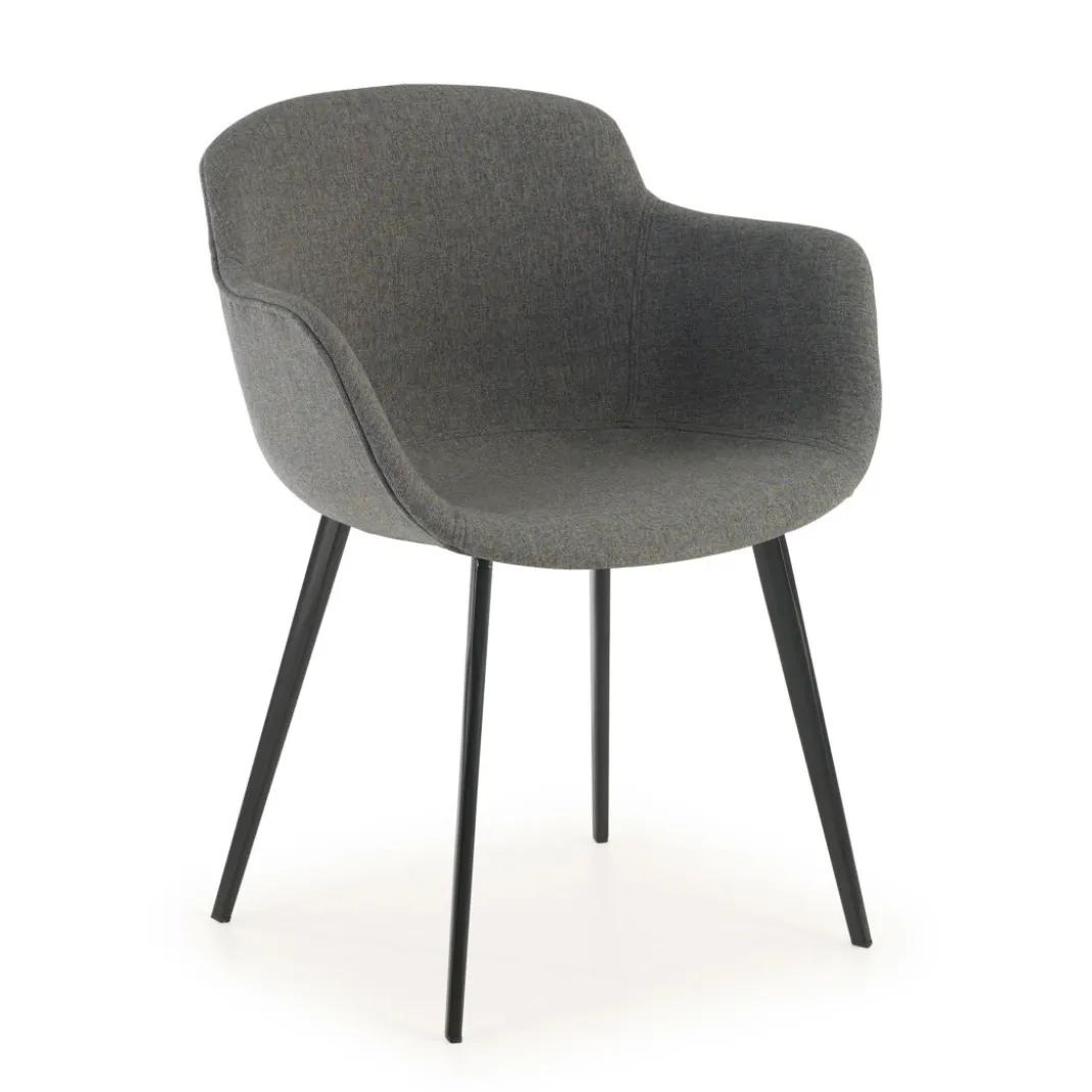 Silla confidente Ivonne, Patas, Estructura metálica, Tapizada