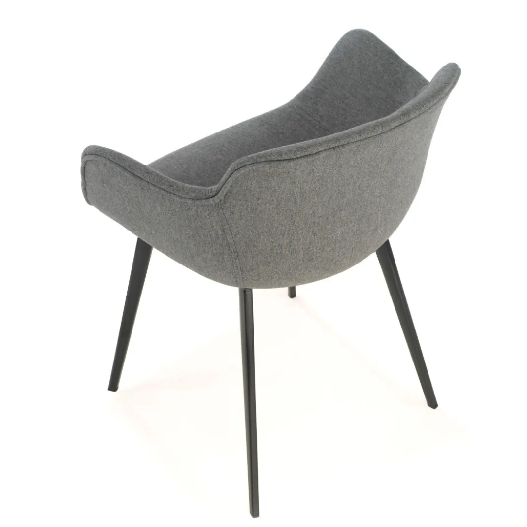Silla confidente Ivonne, Patas, Estructura metálica, Tapizada