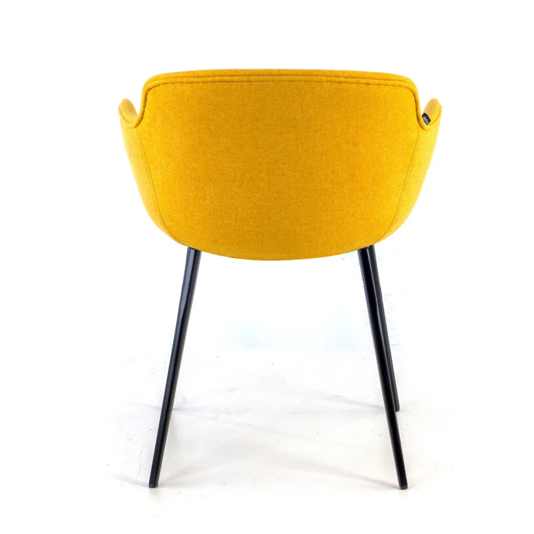 Silla confidente Ivonne, Patas, Estructura metálica, Tapizada