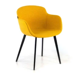 Silla confidente Ivonne, Patas, Estructura metálica, Tapizada
