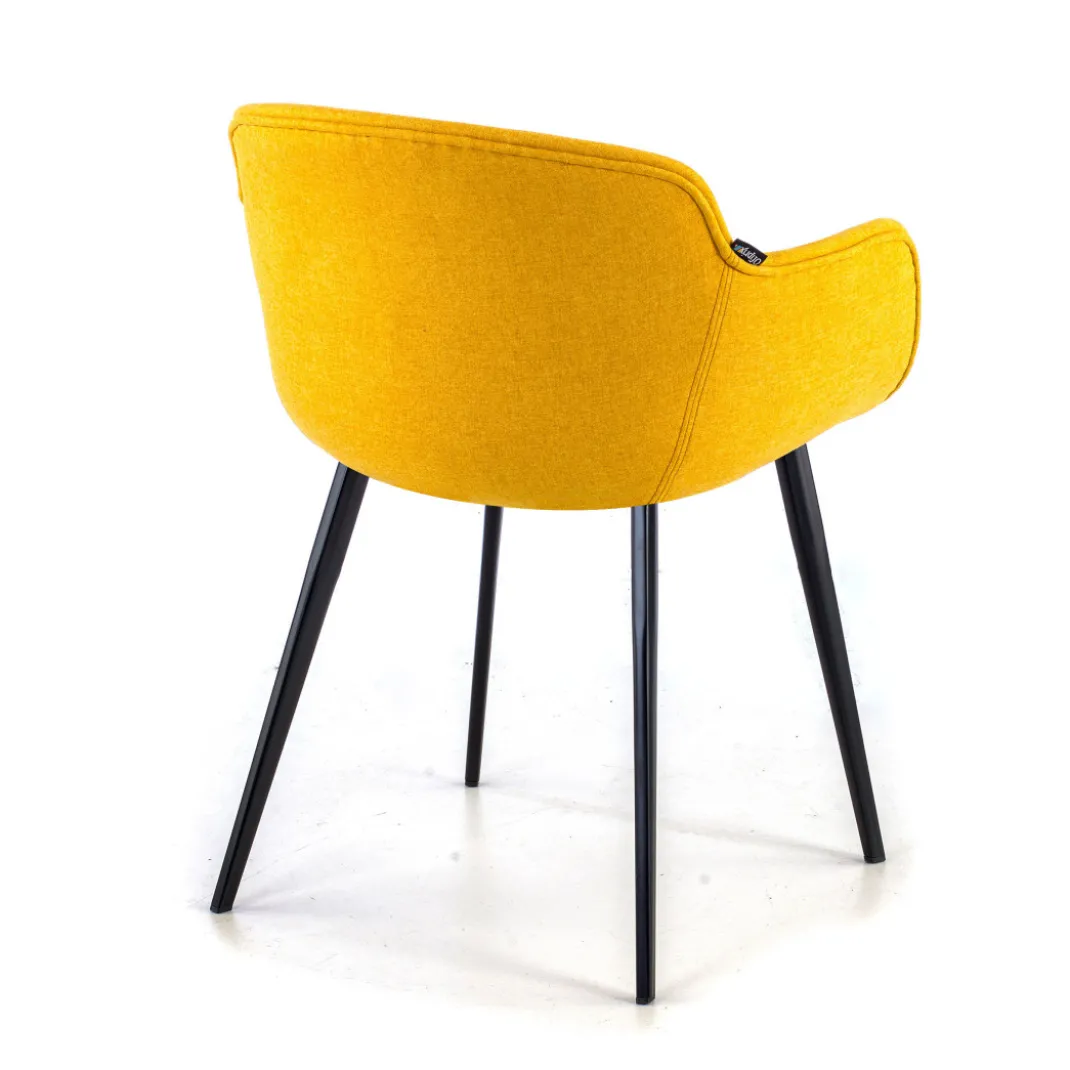 Silla confidente Ivonne, Patas, Estructura metálica, Tapizada