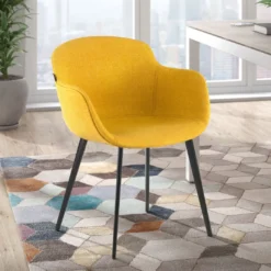 Silla confidente Ivonne, Patas, Estructura metálica, Tapizada