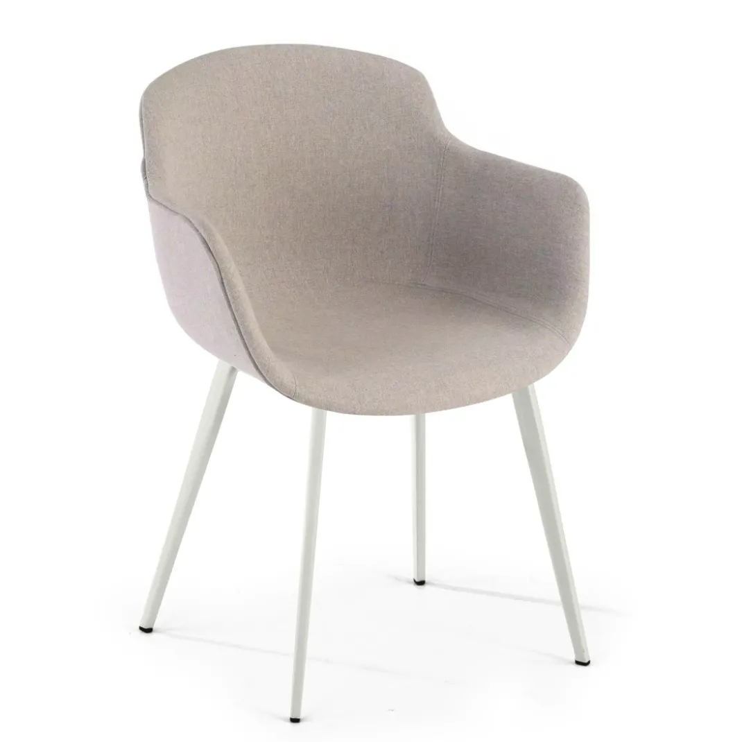Silla confidente Ivonne, Patas, Estructura metálica, Tapizada