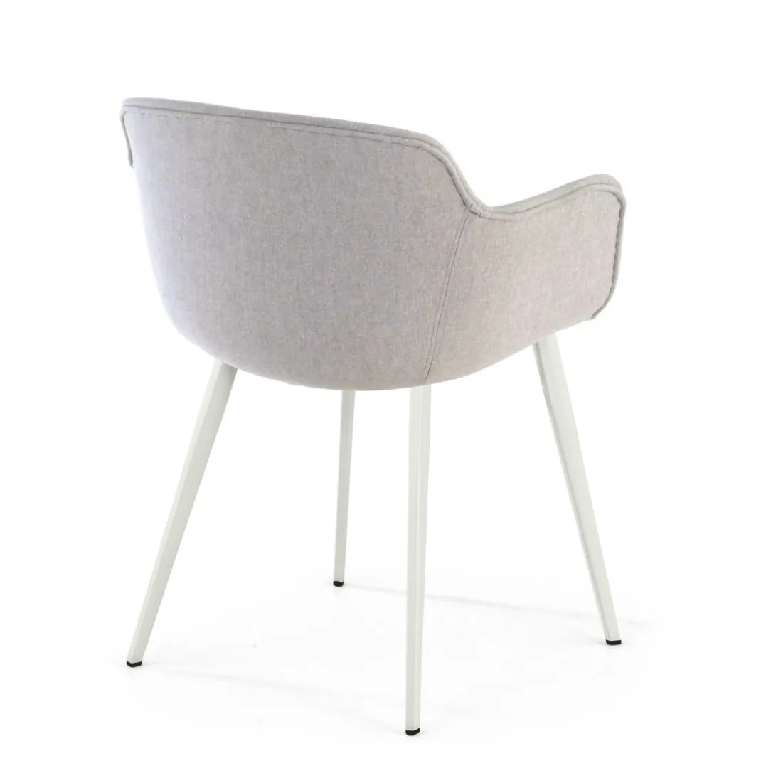 Silla confidente Ivonne, Patas, Estructura metálica, Tapizada