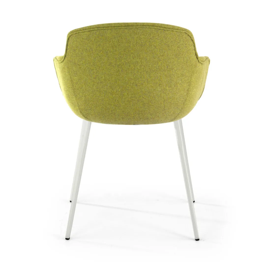 Silla confidente Ivonne, Patas, Estructura metálica, Tapizada