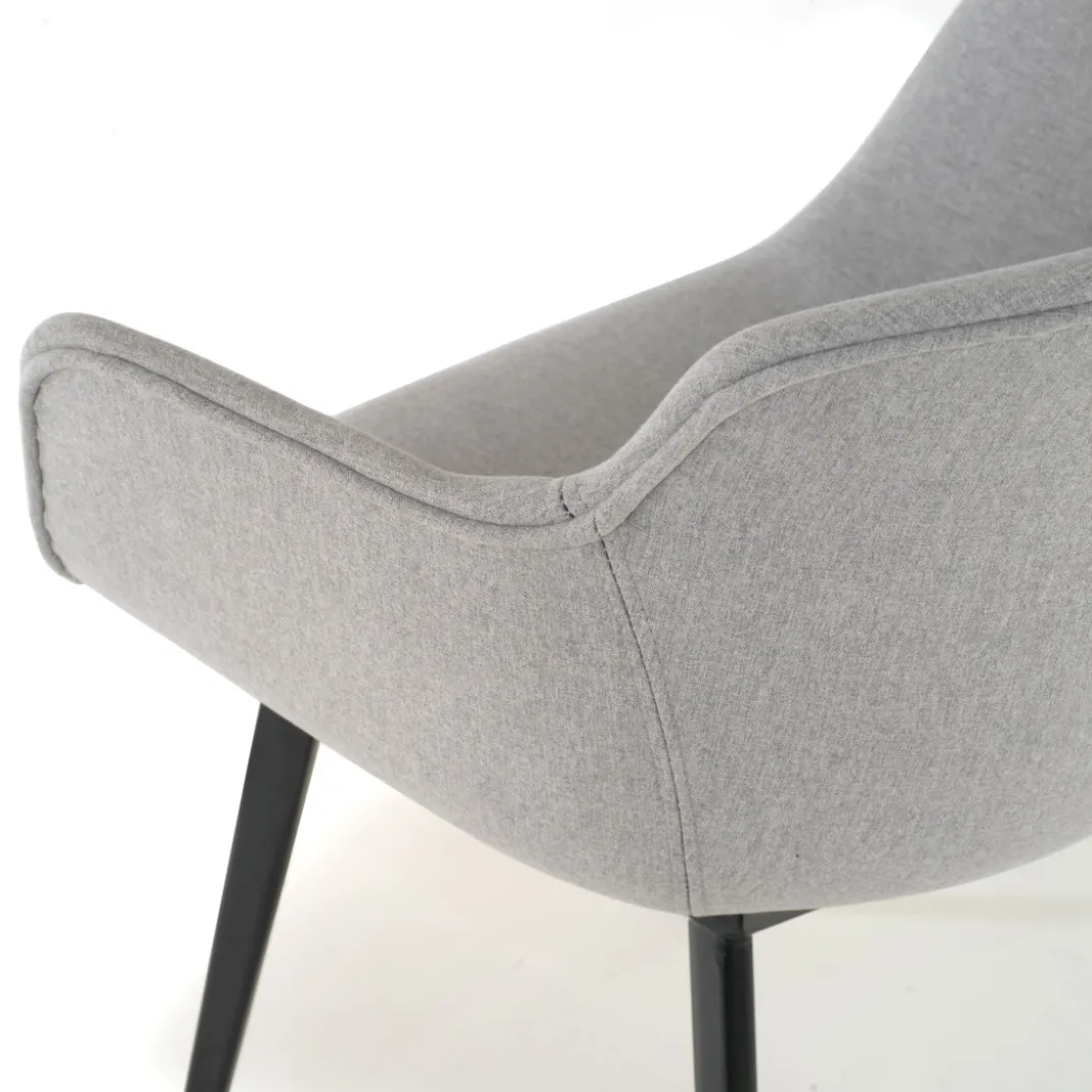Silla confidente Ivonne, Patas, Estructura metálica, Tapizada