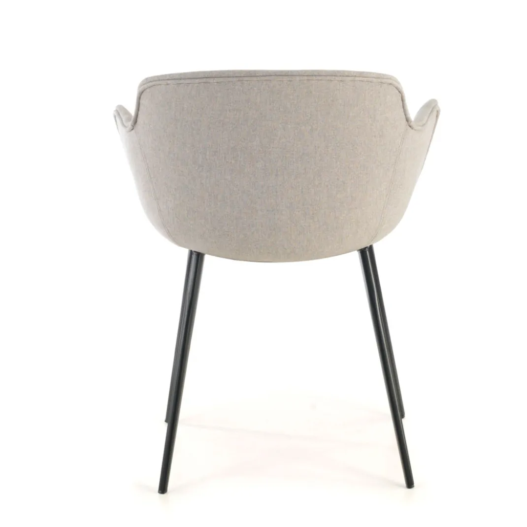 Silla confidente Ivonne, Patas, Estructura metálica, Tapizada
