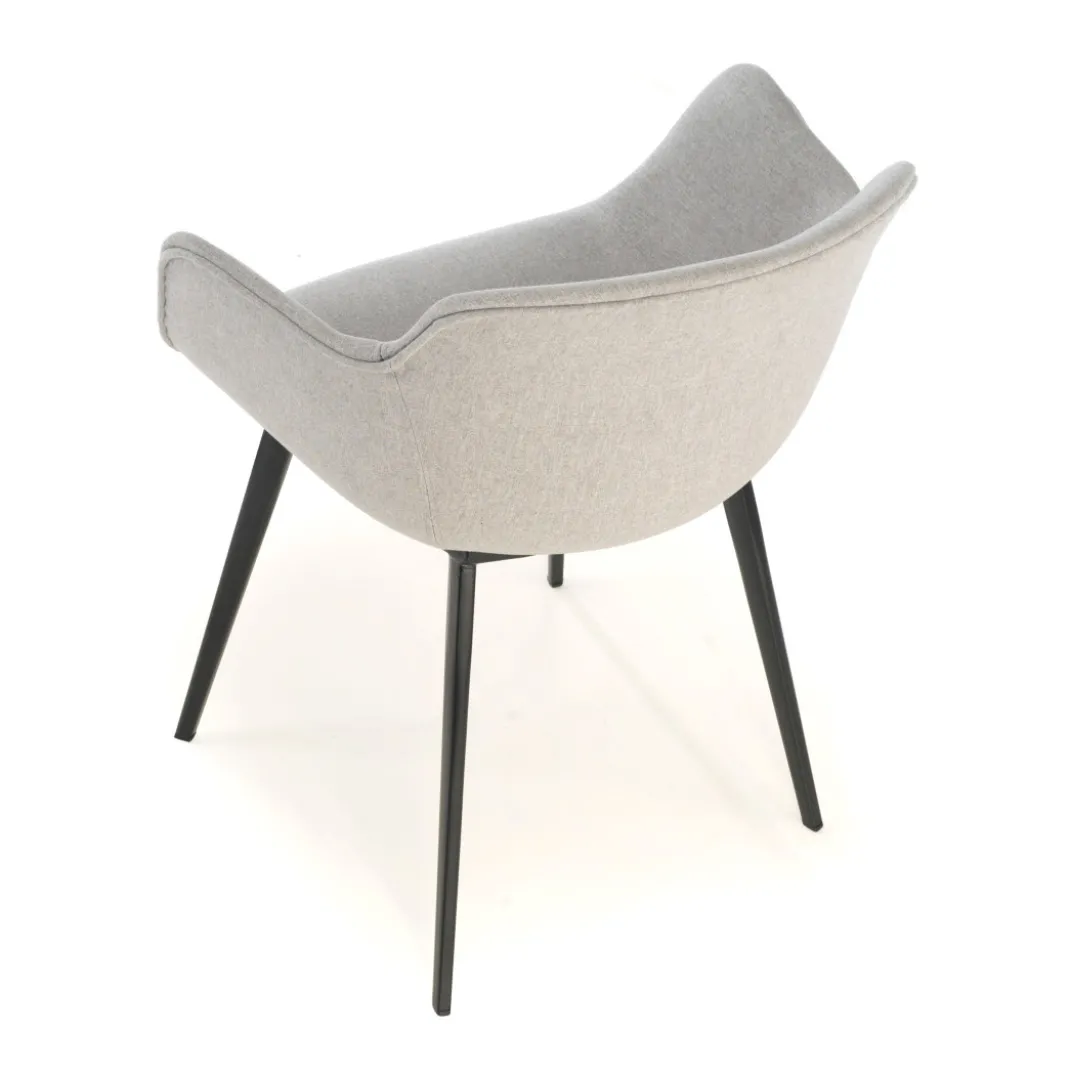 Silla confidente Ivonne, Patas, Estructura metálica, Tapizada