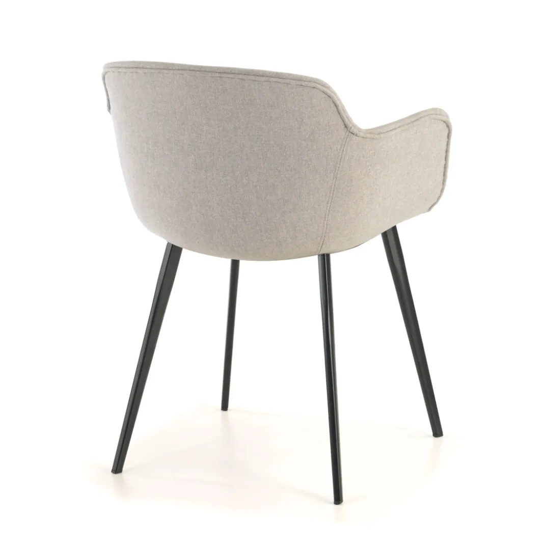 Silla confidente Ivonne, Patas, Estructura metálica, Tapizada