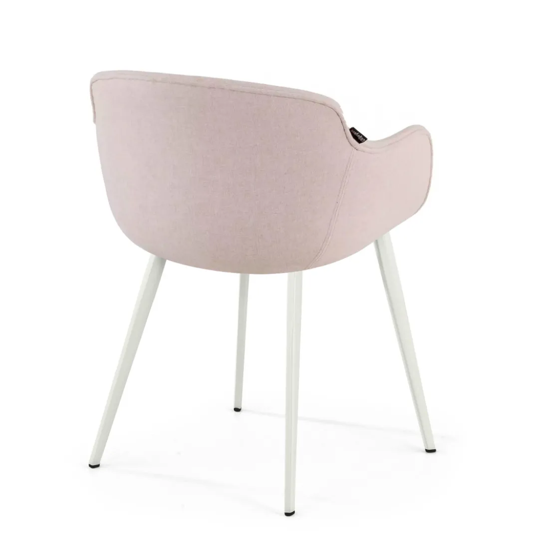 Silla confidente Ivonne, Patas, Estructura metálica, Tapizada