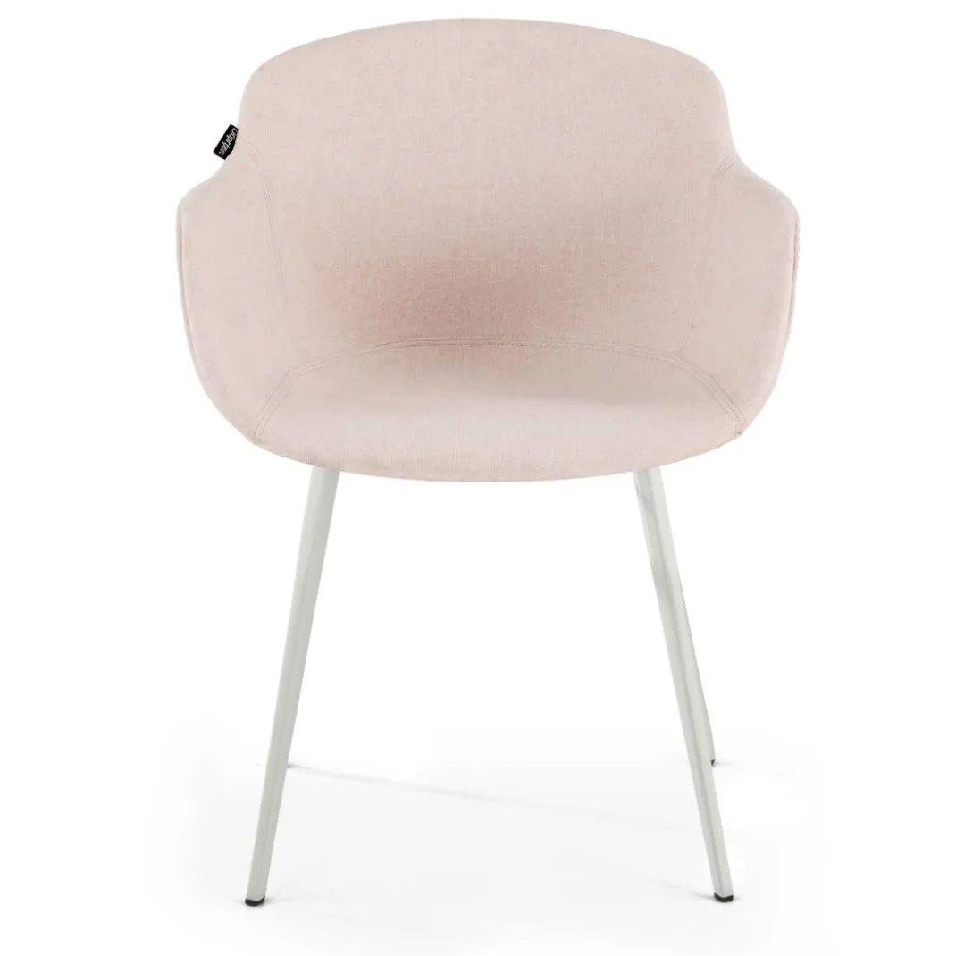 Silla confidente Ivonne, Patas, Estructura metálica, Tapizada