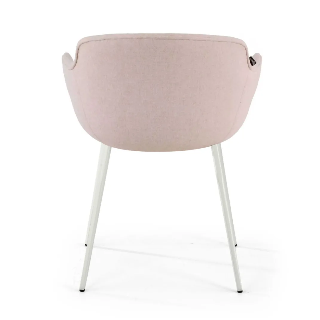 Silla confidente Ivonne, Patas, Estructura metálica, Tapizada