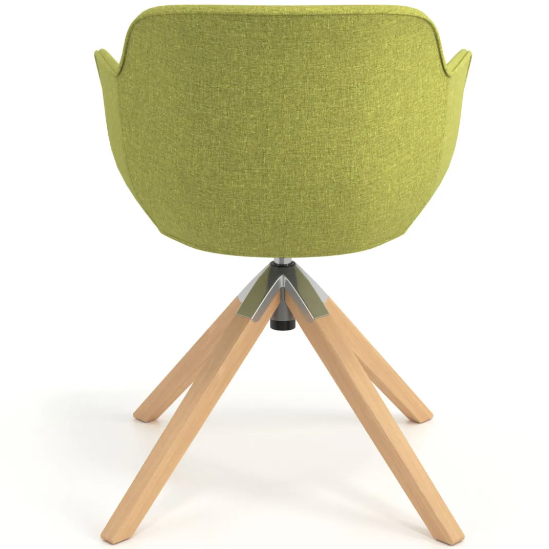 Silla confidente Ivonne Patas Madera Tapizado