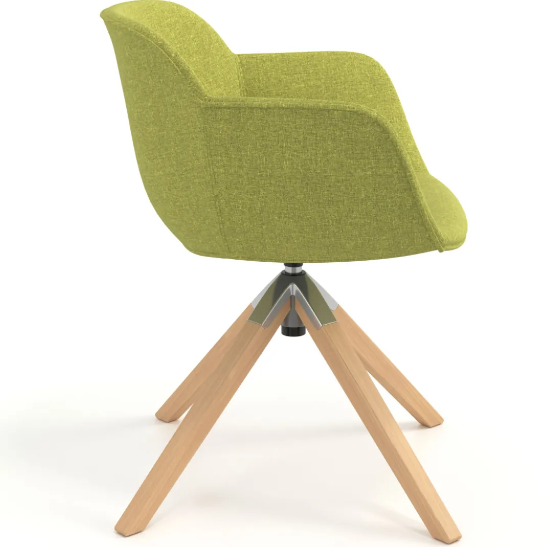 Silla confidente Ivonne Patas Madera Tapizado